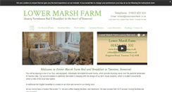 Desktop Screenshot of lowermarshfarm.co.uk