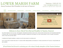 Tablet Screenshot of lowermarshfarm.co.uk